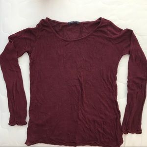 Brandy Melville burgundy sweater